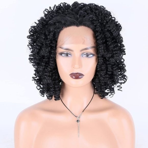 Short Bob Afro Kinky Hair Wigs